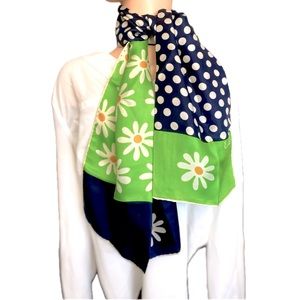 100% Silk vintage Echo scarf.